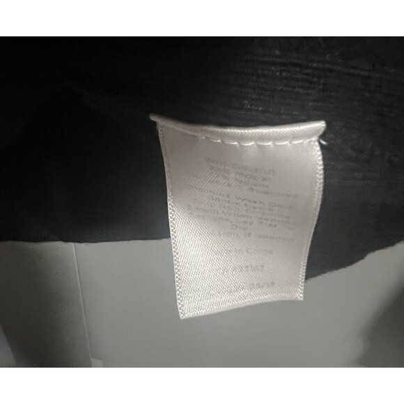 Talbots Mock Neck Long Sleeve Cotton Blend Shirt Black Size X-Small Minimalist - Picture 3 of 4